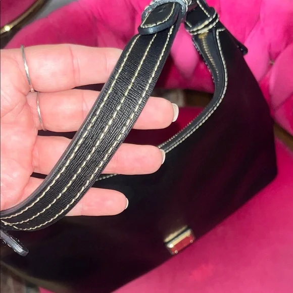 Dooney and Bourke Leather Hobo Bag - Picture 2 of 7